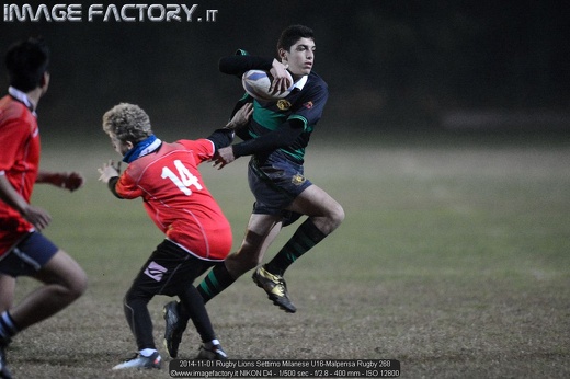 2014-11-01 Rugby Lions Settimo Milanese U16-Malpensa Rugby 268
